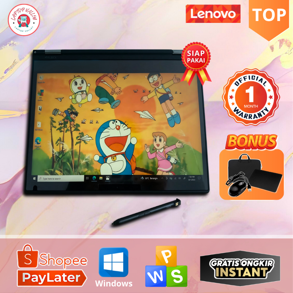 Laptop Lenovo ThinkPad/Yoga X13 Gen 1 i5 Gen 10 - 13.3" - MURAH BERKUALITAS ORIGINAL BERGARANSI