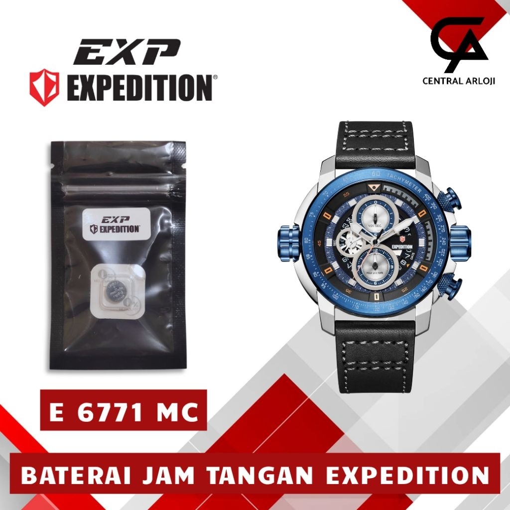 Baterai Jam Tangan Expedition E 6771 MC Original