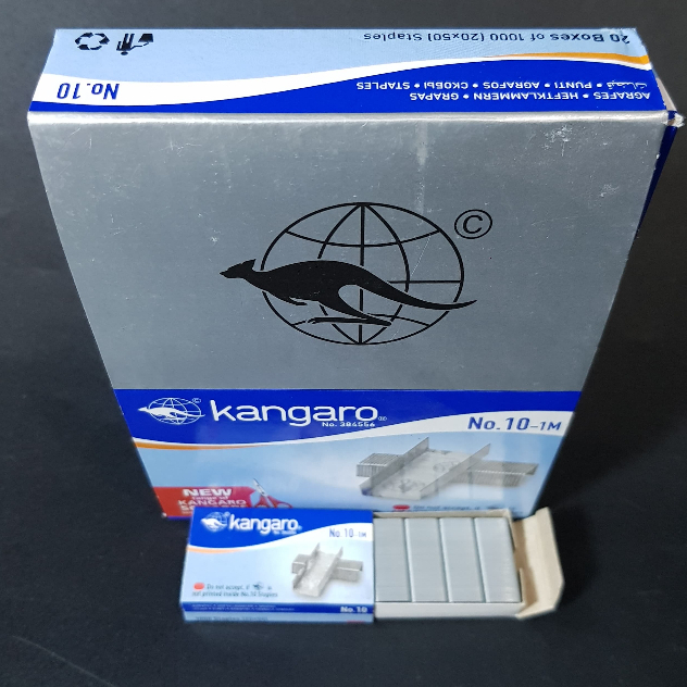 

Isi Staples No. 10 - Staples Ukuran 10 - Kangaro - Per Pcs atau Grosir