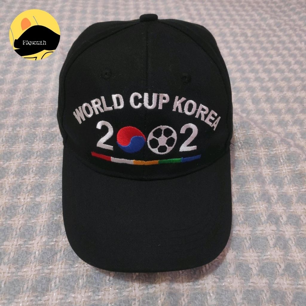 topi vintage piala dunia fifa world cup Korea Japan 2002 (official tag)