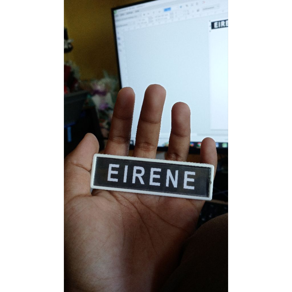 

name tag sehari jadi