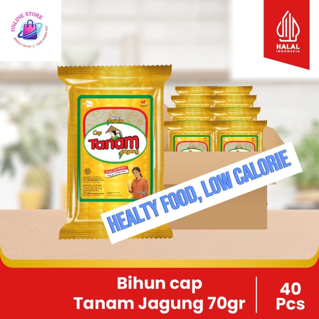

Bihun cap Tanam Jagung - 1 Karton - 40 Pcs - 70gr