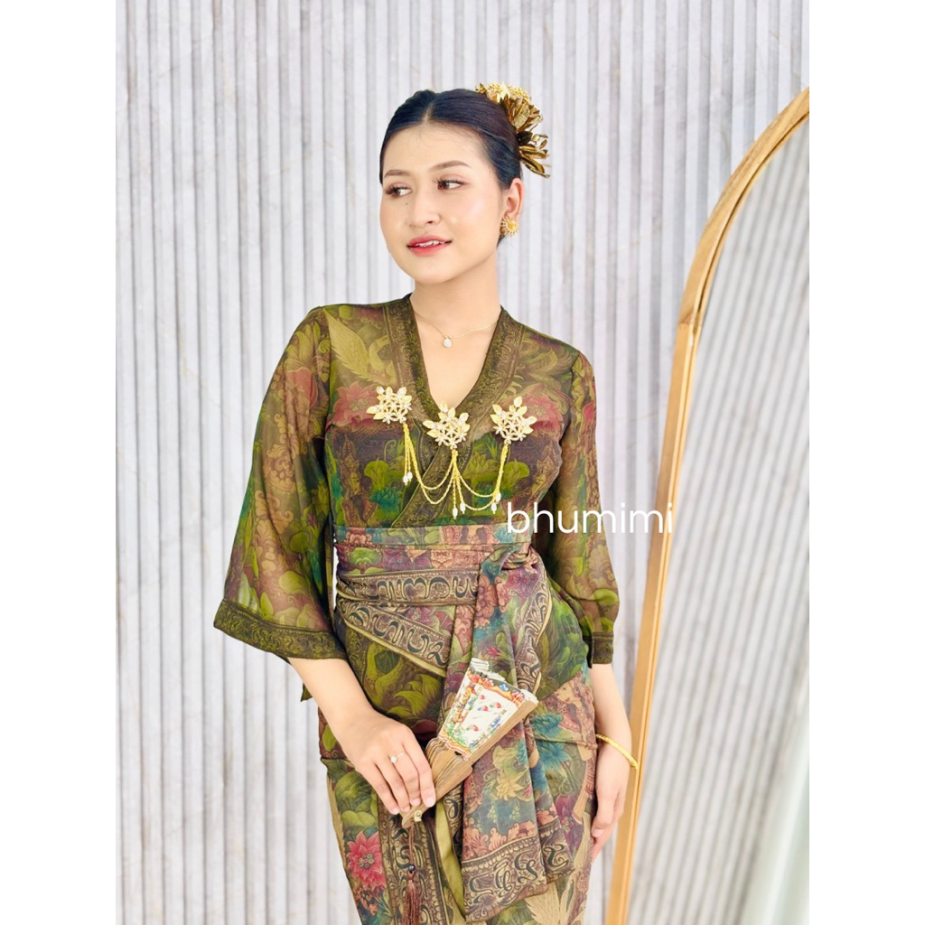 Kamen Bali Klasik/Kamen Premium Set Selendang