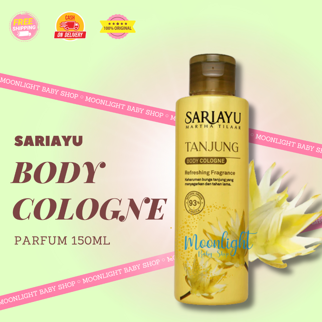 Sariayu Tanjung Body Cologne 150ml - Parfum Badan - Refreshing Fragance