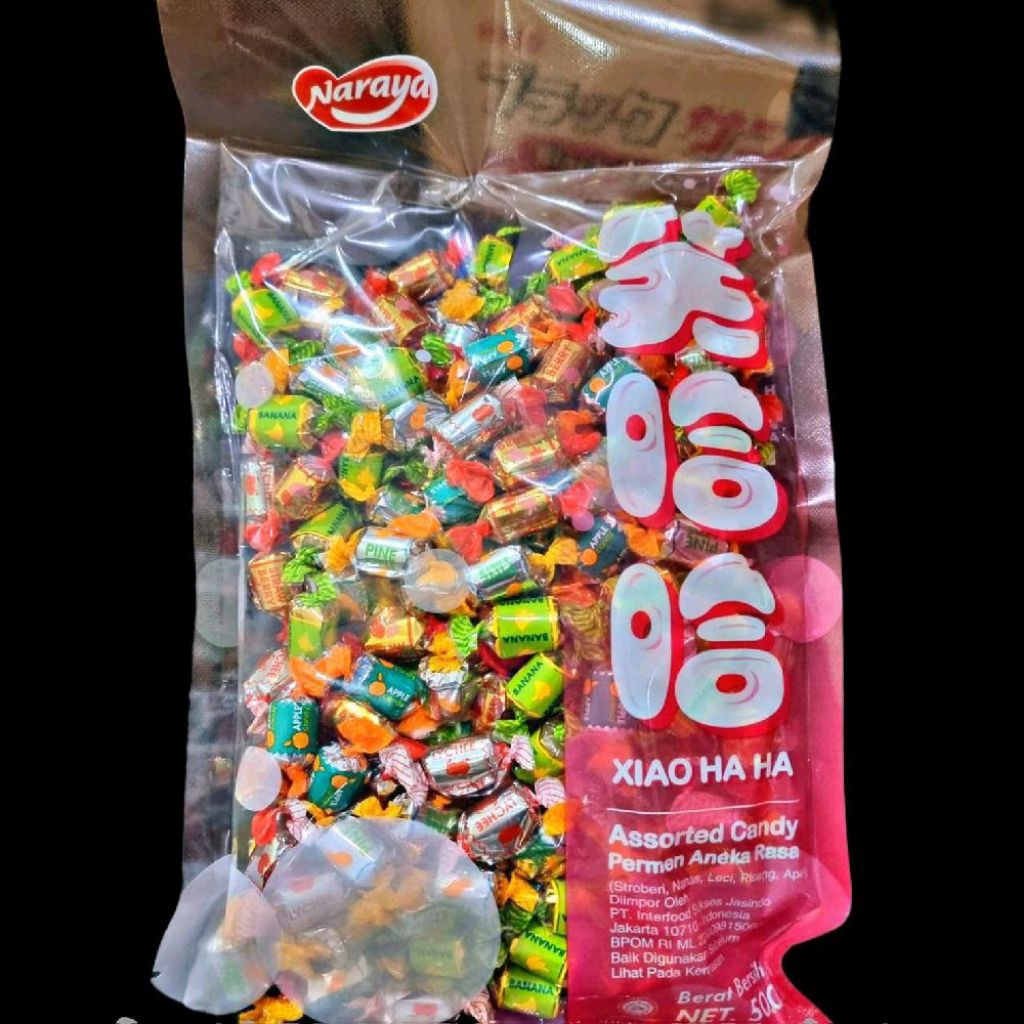 

XIAO HAHA PERMEN BUAH NARAYA 500GR CANDY LEZAT ENAK MANIS SNACK JAJANAN