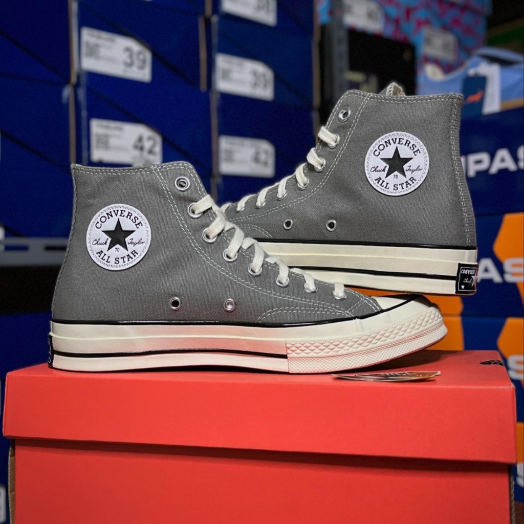 [ORIGINAL 100%] CONVERSE 70'S HIGH A05584C | ORIGIN STORY / EGRET (GREY)