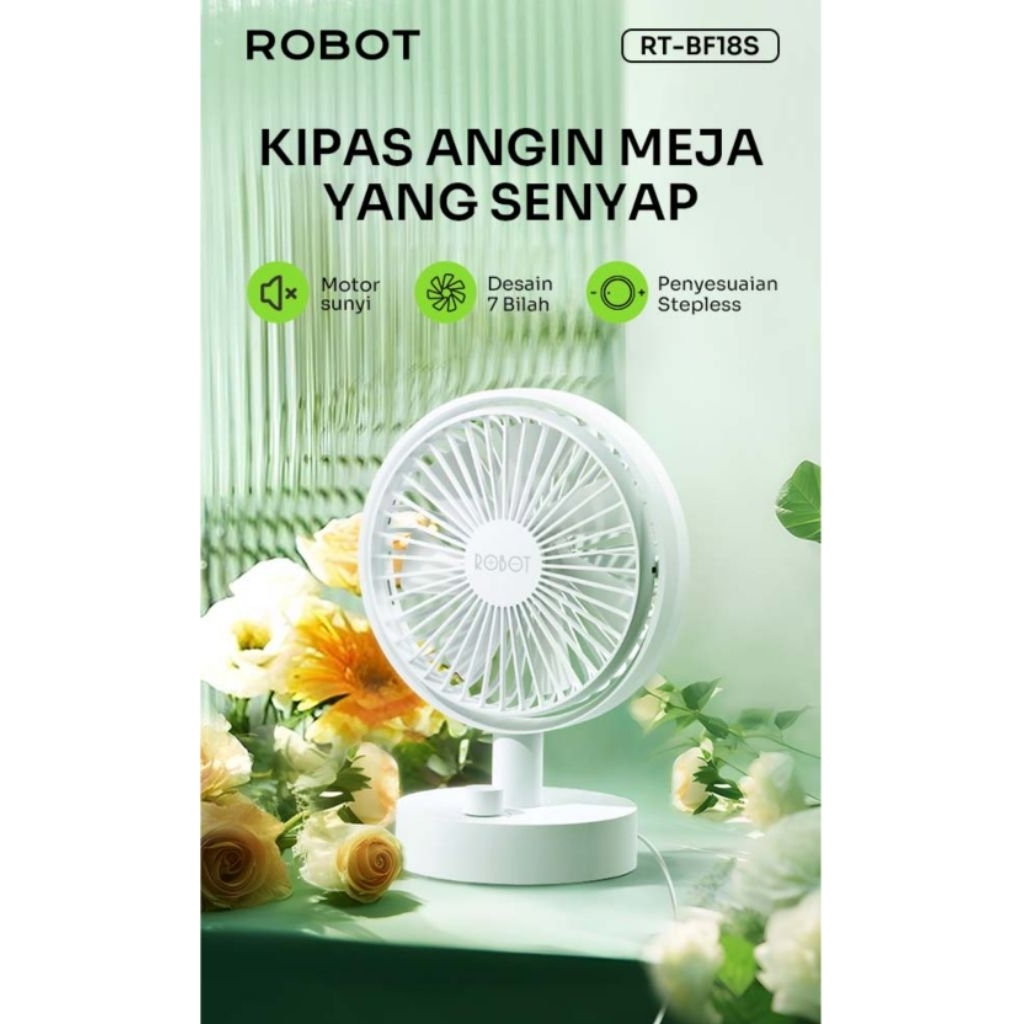 Robot  Kipas Angin Meja Kipas Portable