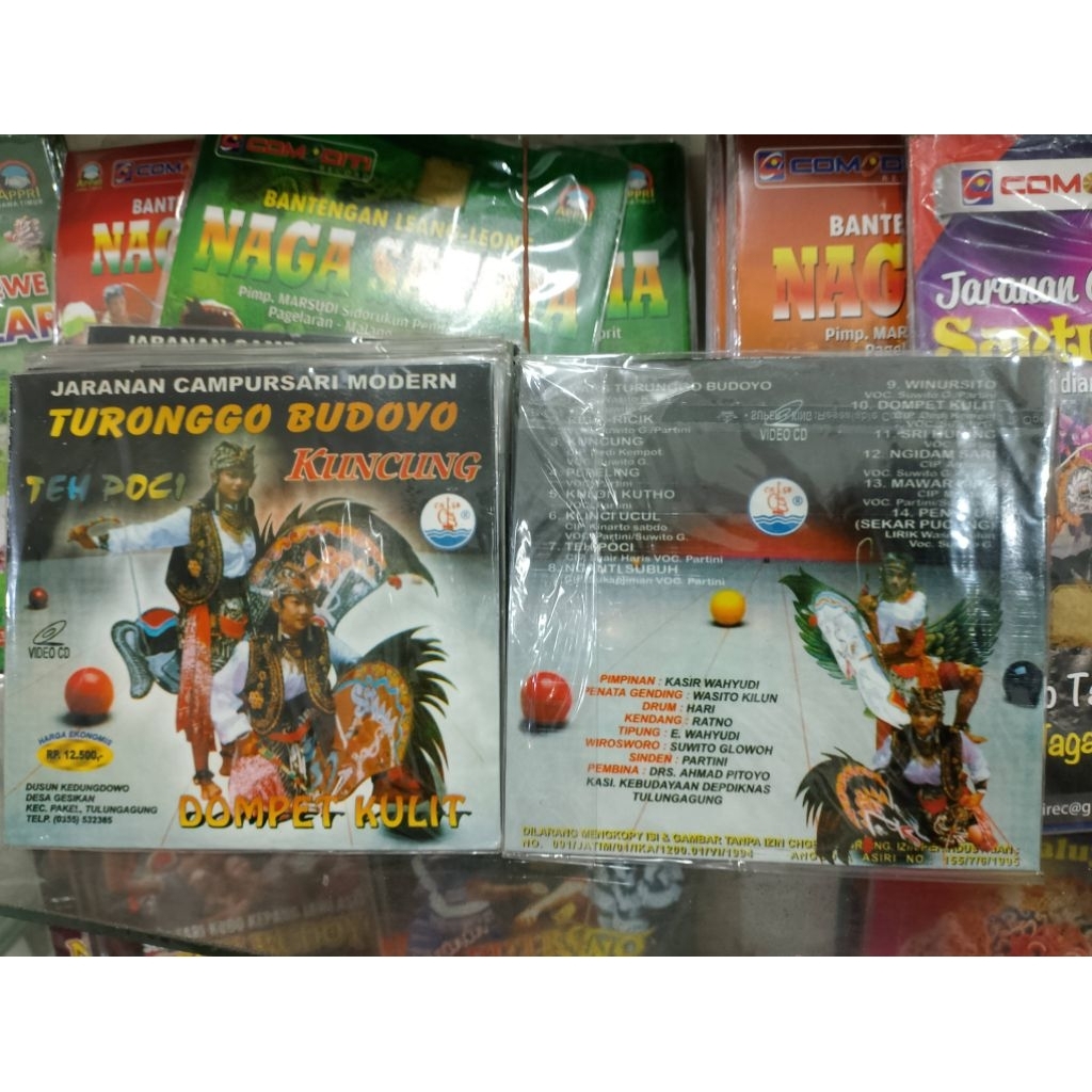 VCD original album Jaranan Turonggo Budoyo vol 1