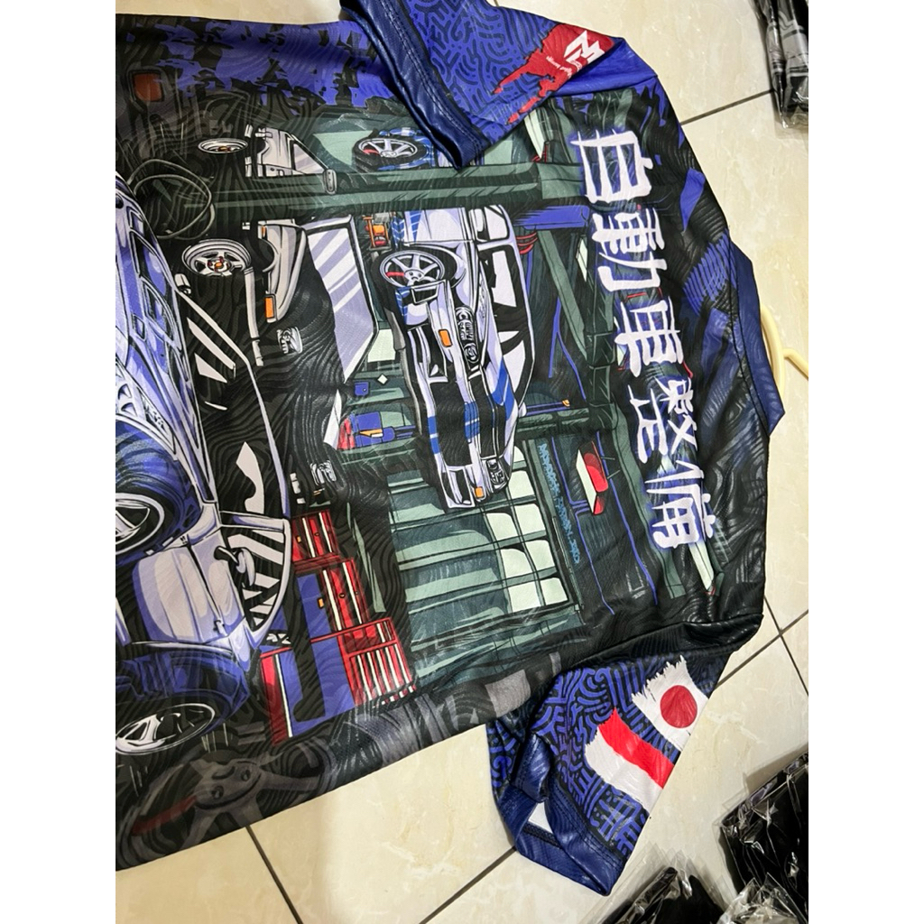 Jersey JIDOUSHA SEIBI premium dryfit embos mekanik japan