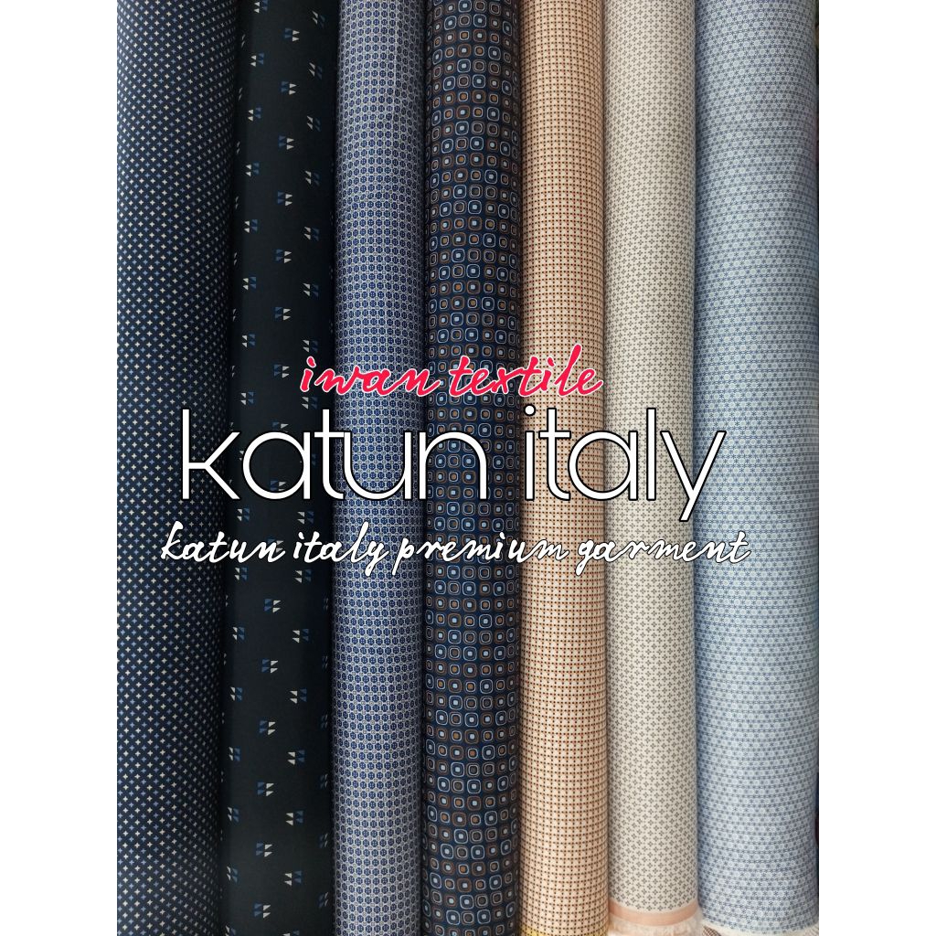 kain katun bahan kemeja pria premium limited edition