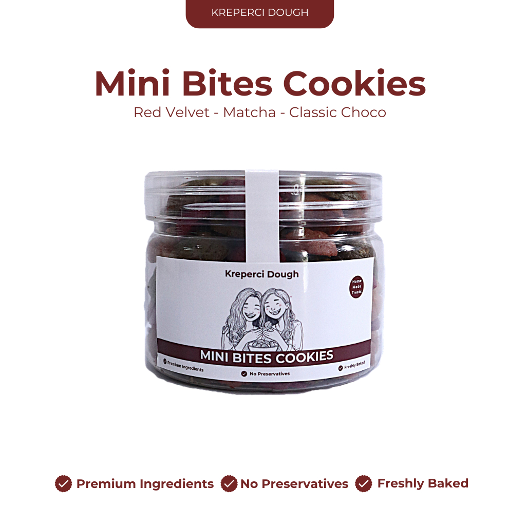 

[KREPERCI DOUGH] Mini Bites Cookies Premium
