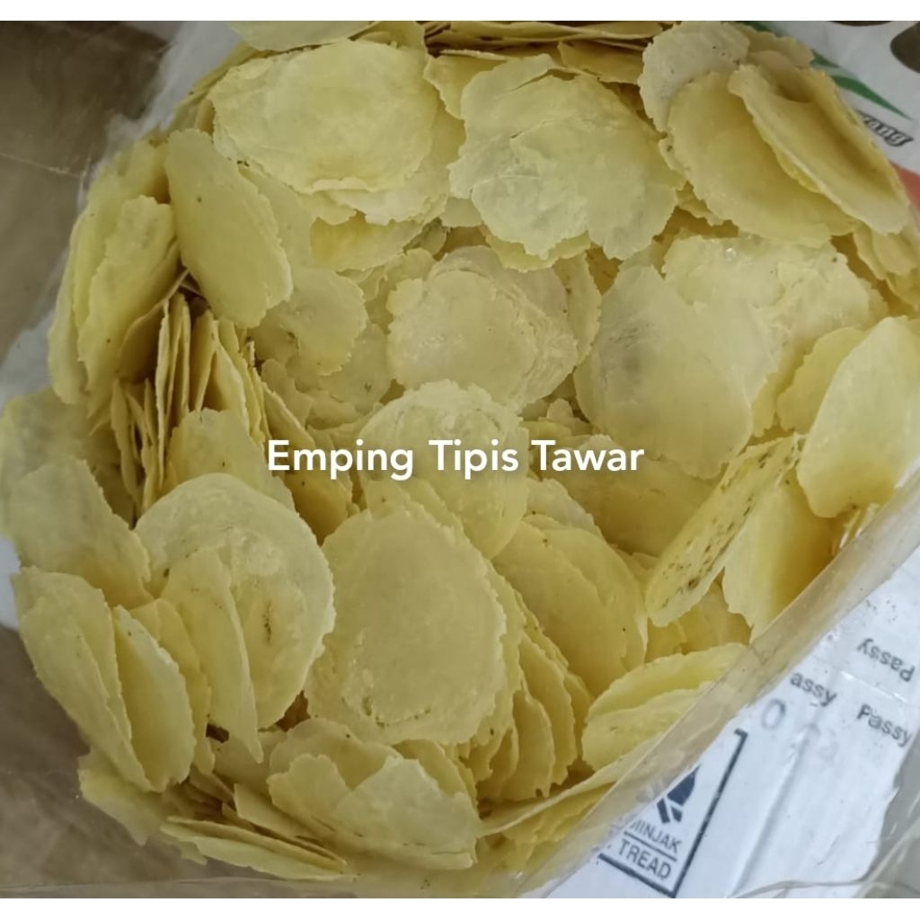 

Emping Mentah / Emping Tawar / Emping Tipis Tawar / Kerupuk Melinjo / Krupuk Belinjo