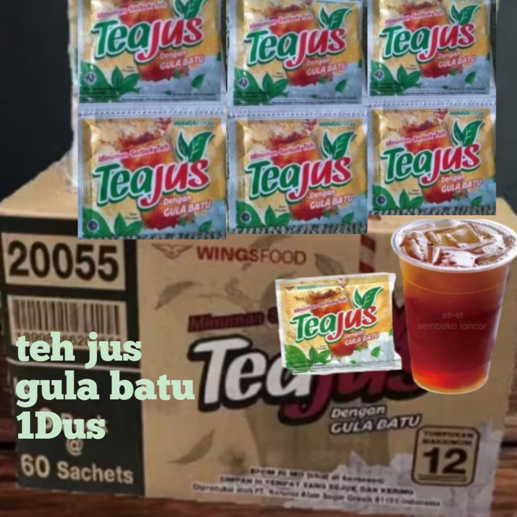

teh jus gula batu 1dus