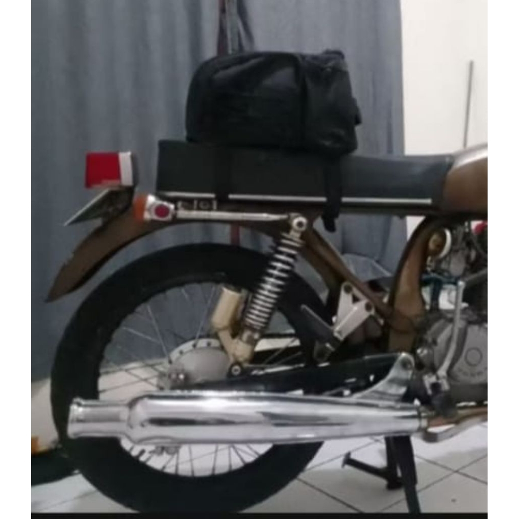 tas bagasi motor CB,C70, Astrea, Green,Supra bisa digunakan untuk semua jenis motor