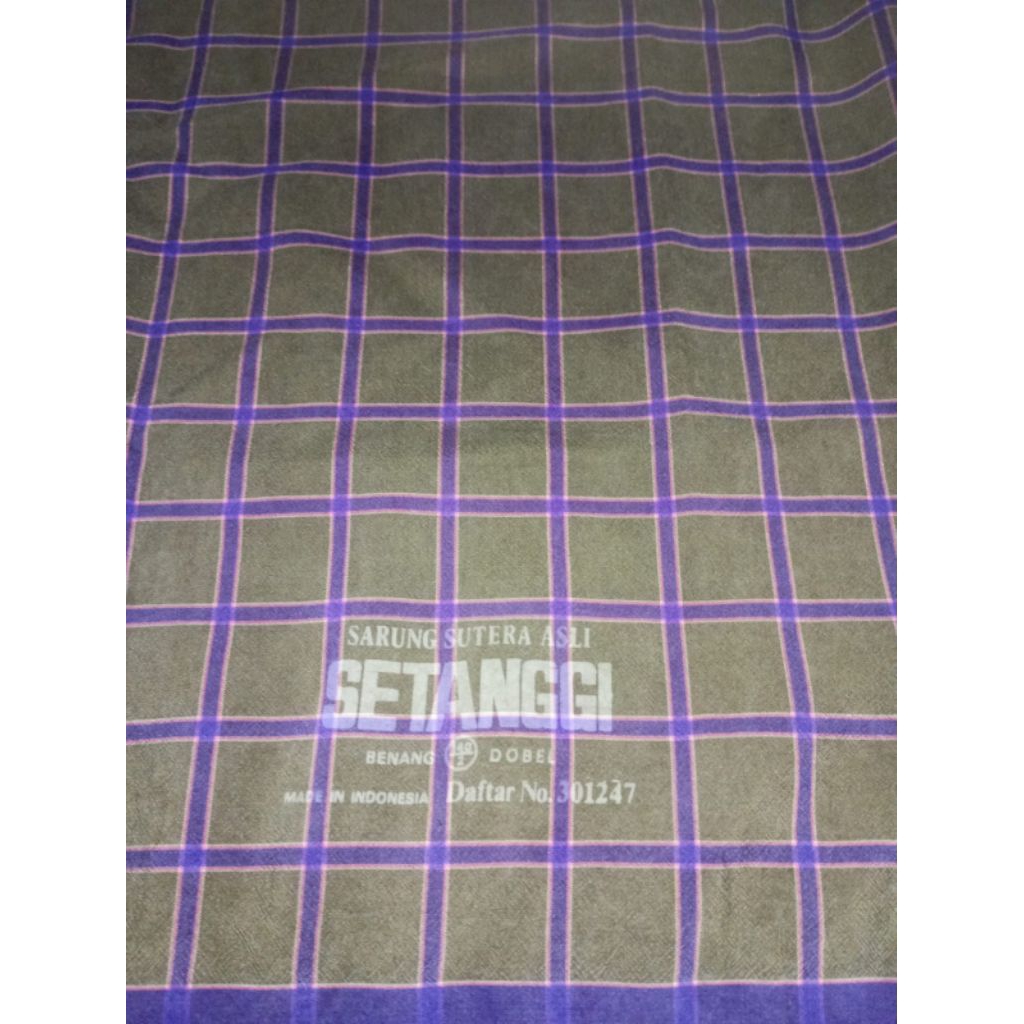 sarung bhs setanggi full sutra spunslik bekas minus