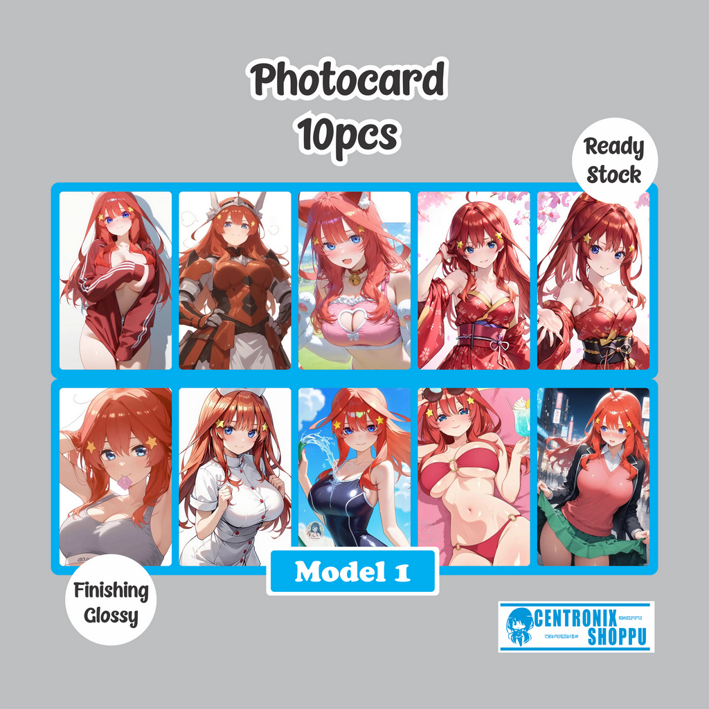 PHOTOCARD Itsuki Nakano  Go-Toubun no Hanayome - Photocard / Itsuki - 10pcs