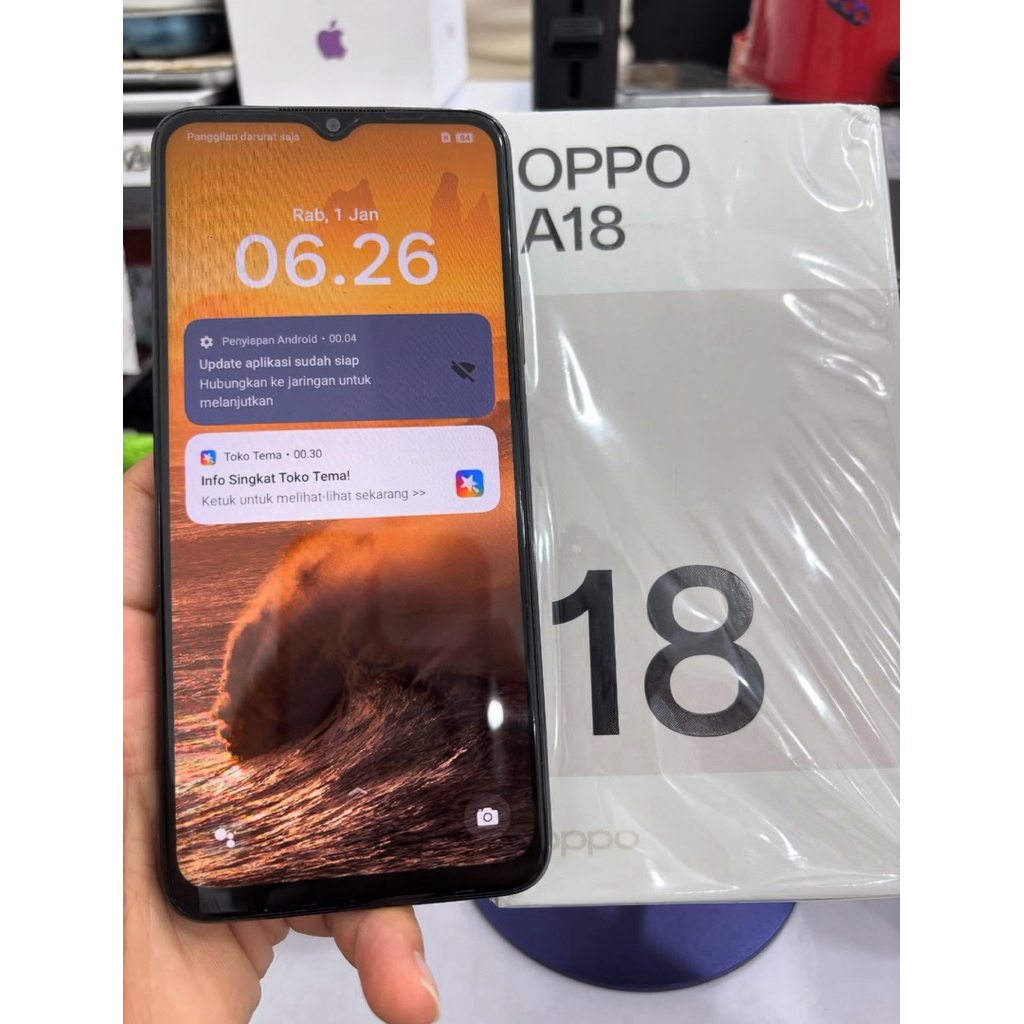 Oppo A18 Ram 4 128Gb seken komplit