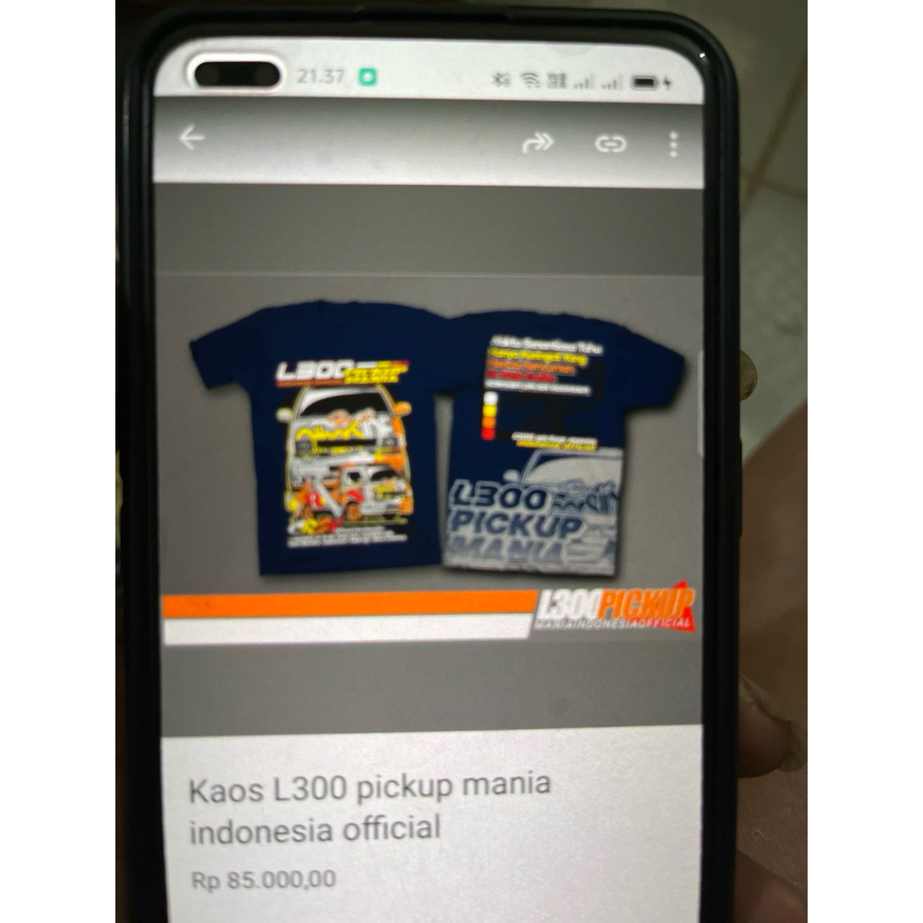 kaos official l300 pickup mania indonesia
