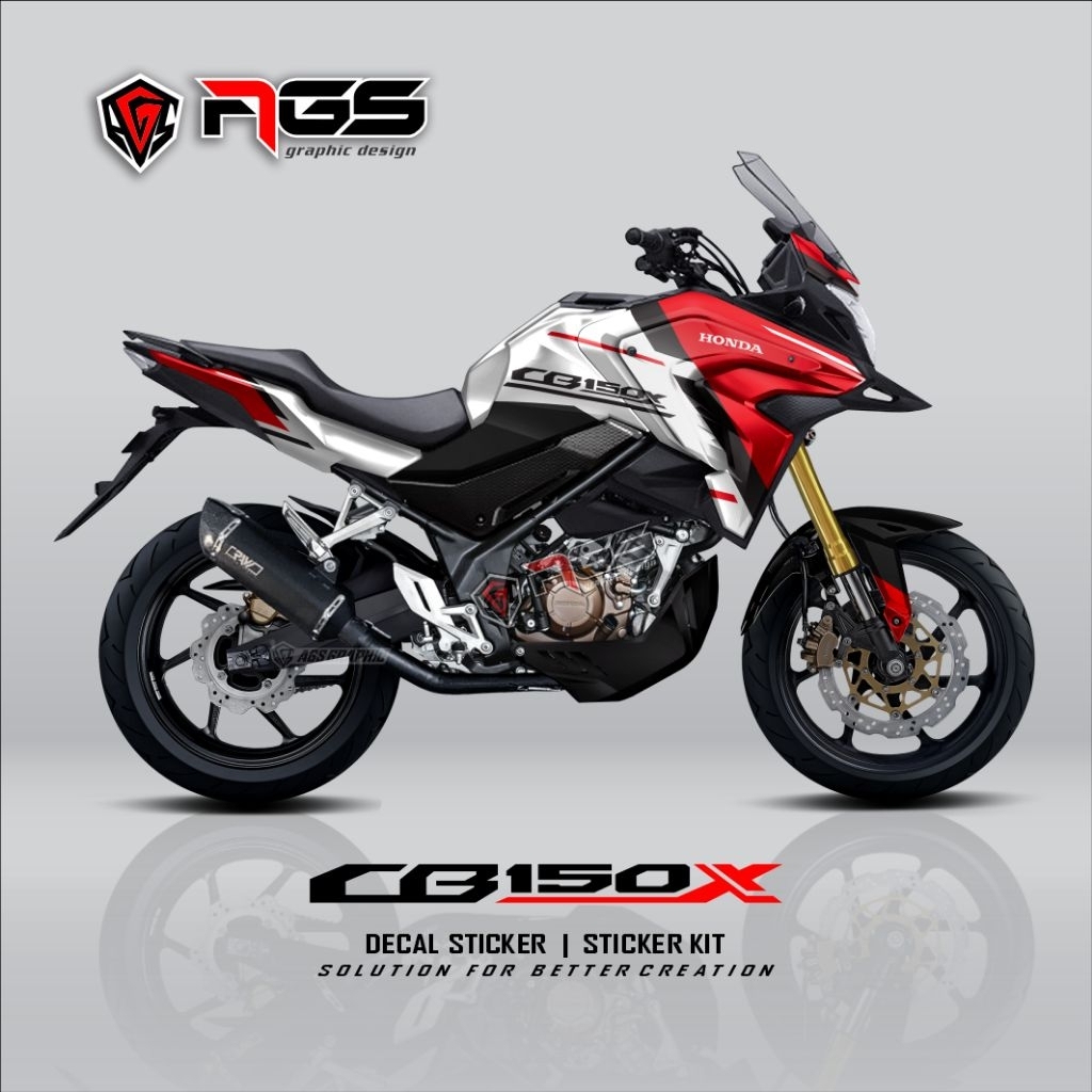 DECAL HONDA CB150X / DECAL STICKER CB150X DUCATI / DECAL FULL BODY / CBX / agsgraphic