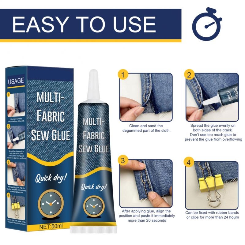 

LEM PEREKAT KAIN KULIT SEW GLUE 50ml - N256