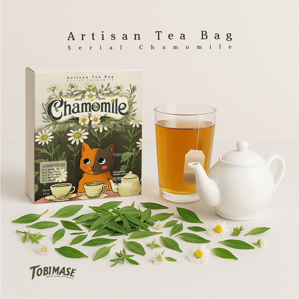 

Tobimase Chamomile Tea Leaves Box | Specialitea Artisan Tea Green Tea Chamomile Kemasan 5 pack