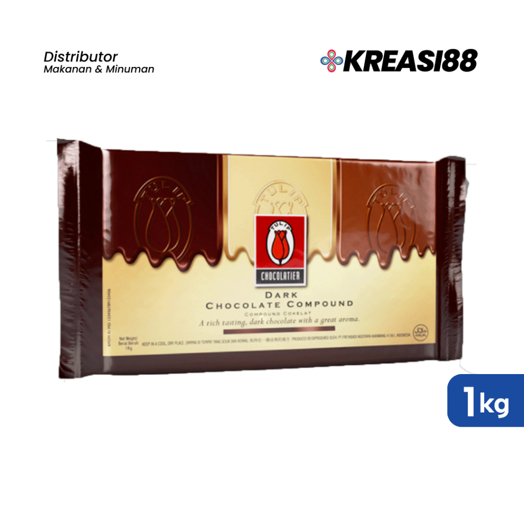 

Coklat Batang Tulip 1kg / Kemasan Original 1000gr / Coklat Compound Surabaya