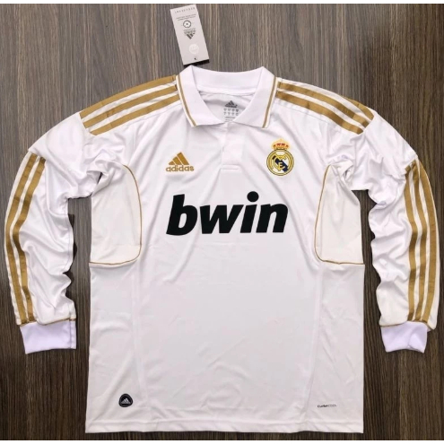 Jersey Real Madrid Home 2011/2012 Long Sleeve – Edisi Klasik dan Elegan