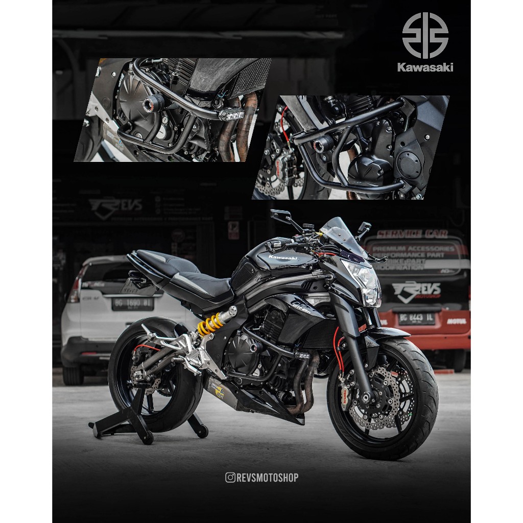 AGNA DPERFORMANCE CRASHBAR CRASH BAR KAWASAKI ER6N ER6-N