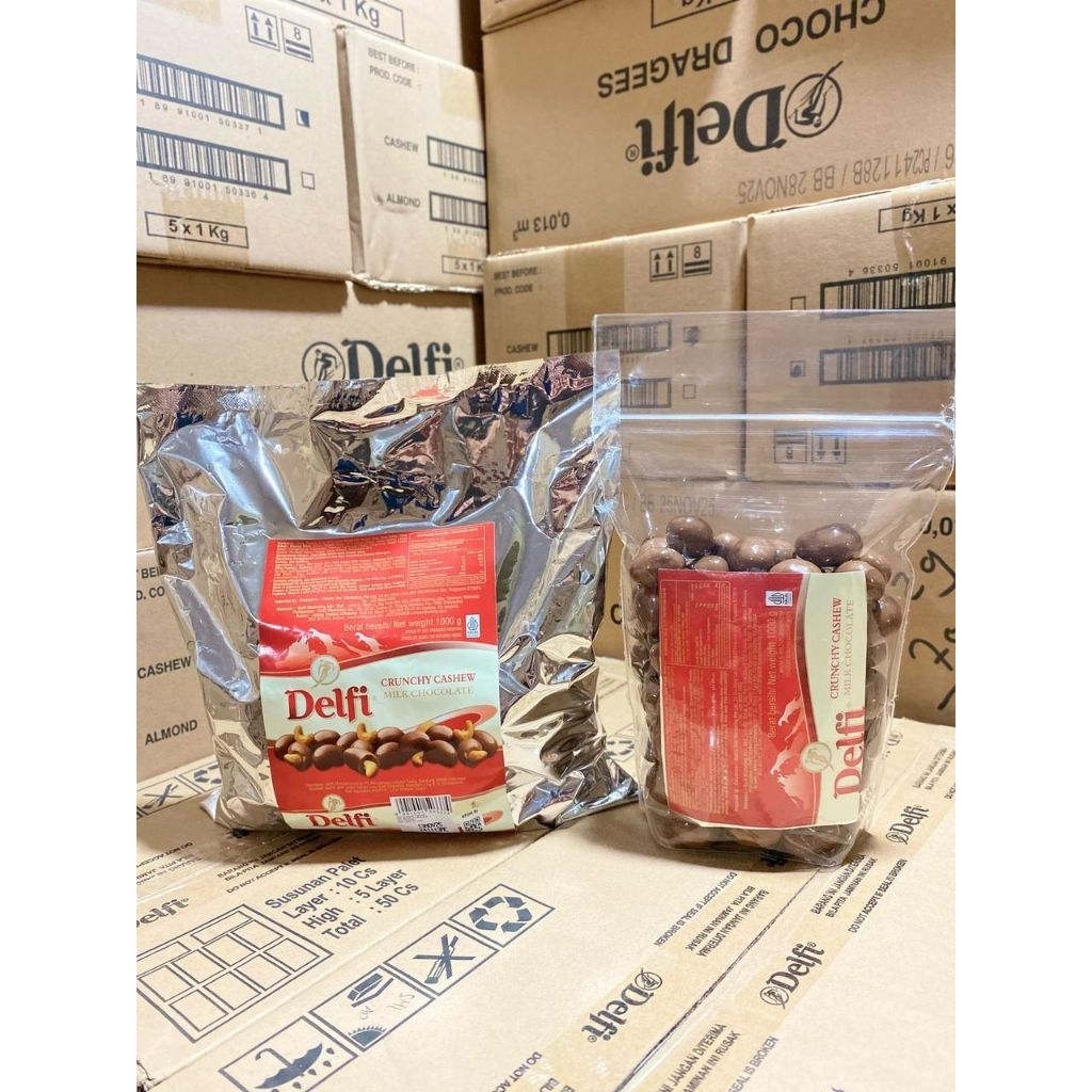 

Delfi choco dragres almond, cashew 500gr