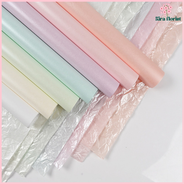 

PACK 20 Flower Wrapping Korean Pearl Pear Paper Kertas Buket Sydney KB6255