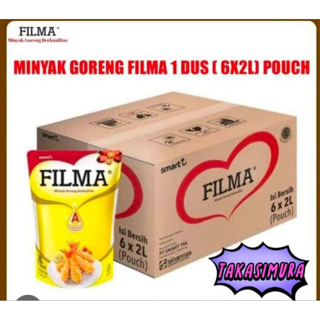 

minyak goreng filma 2L 1 dus is 6