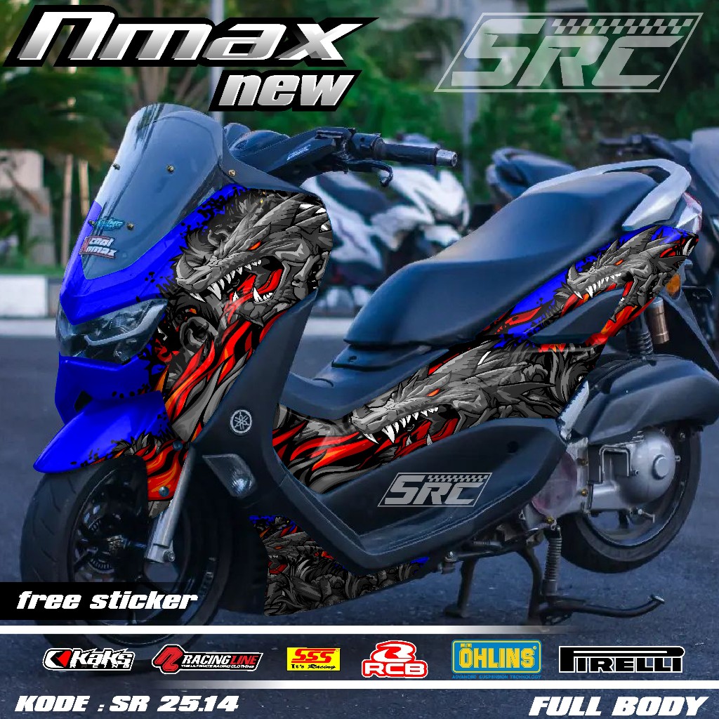 COD Terbaru Decal Sticker Full Body All New Nmax Tahun 2020 2021 2022 2023 2024 Sticker Full Body Nm