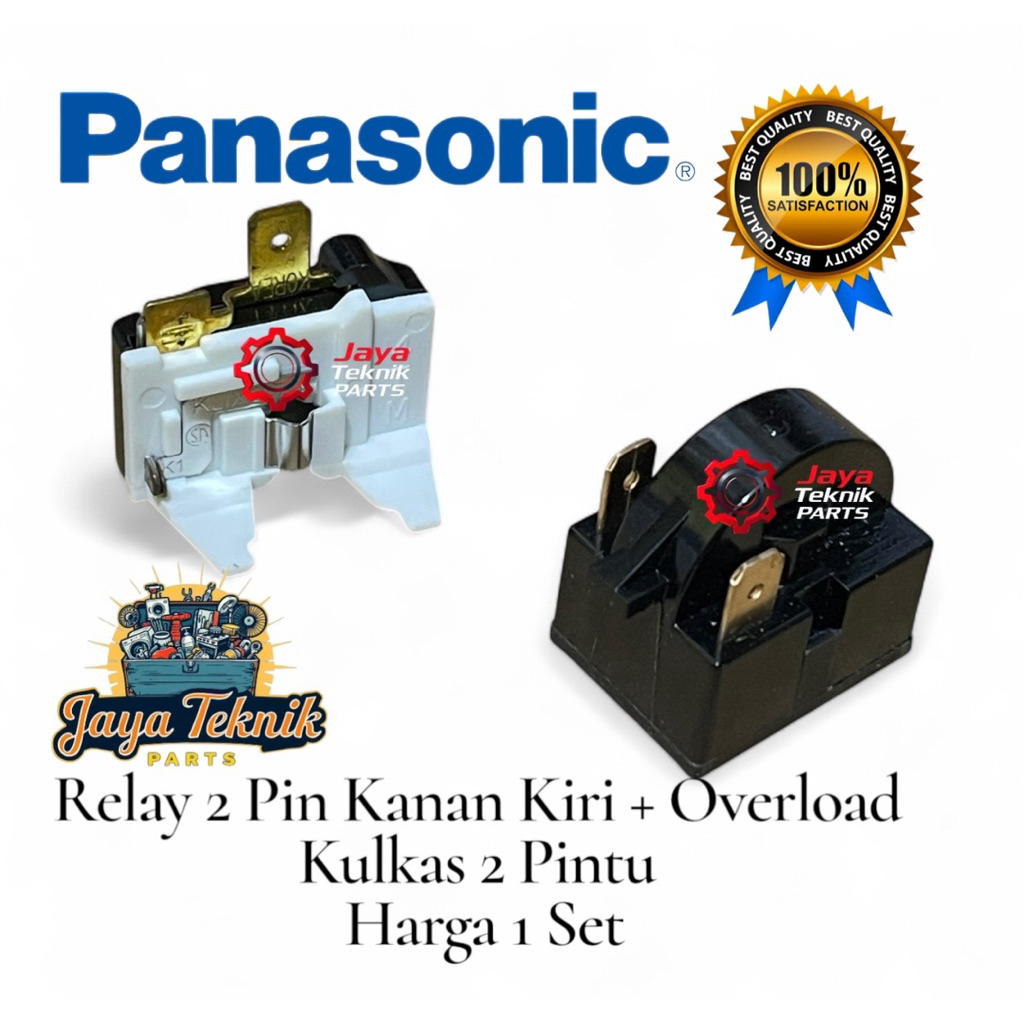 Set Relay Ptc Overload Kulkas Panasonic 2 Pintu / Overload Kulkas Panasonic