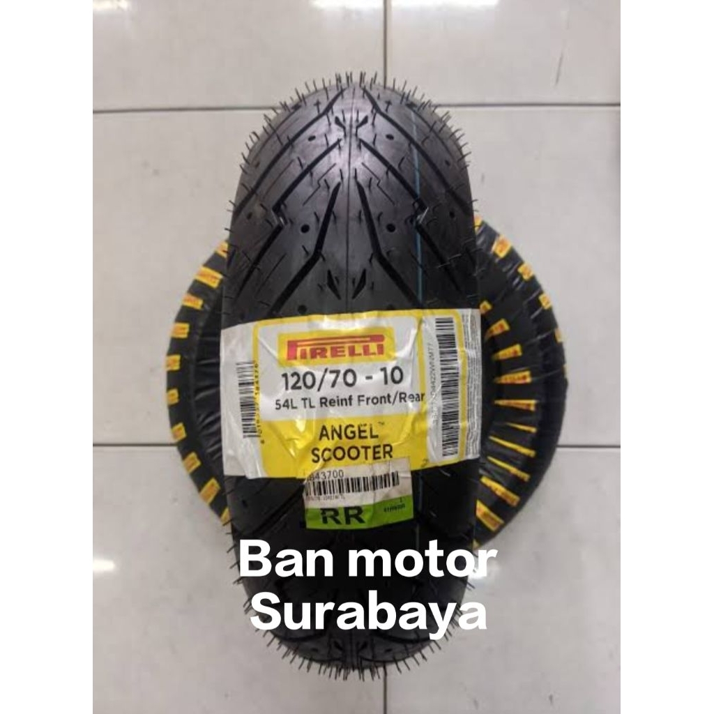 Ban Pirelli 120/70-10 Angel scooter Tubeless