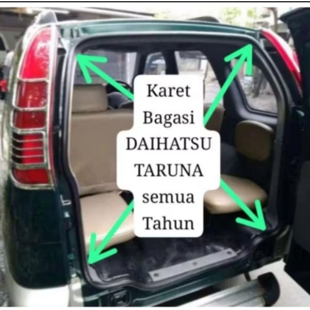 KARET PINTU BAGASI BELAKANG MOBIL DAIHATSU TARUNA