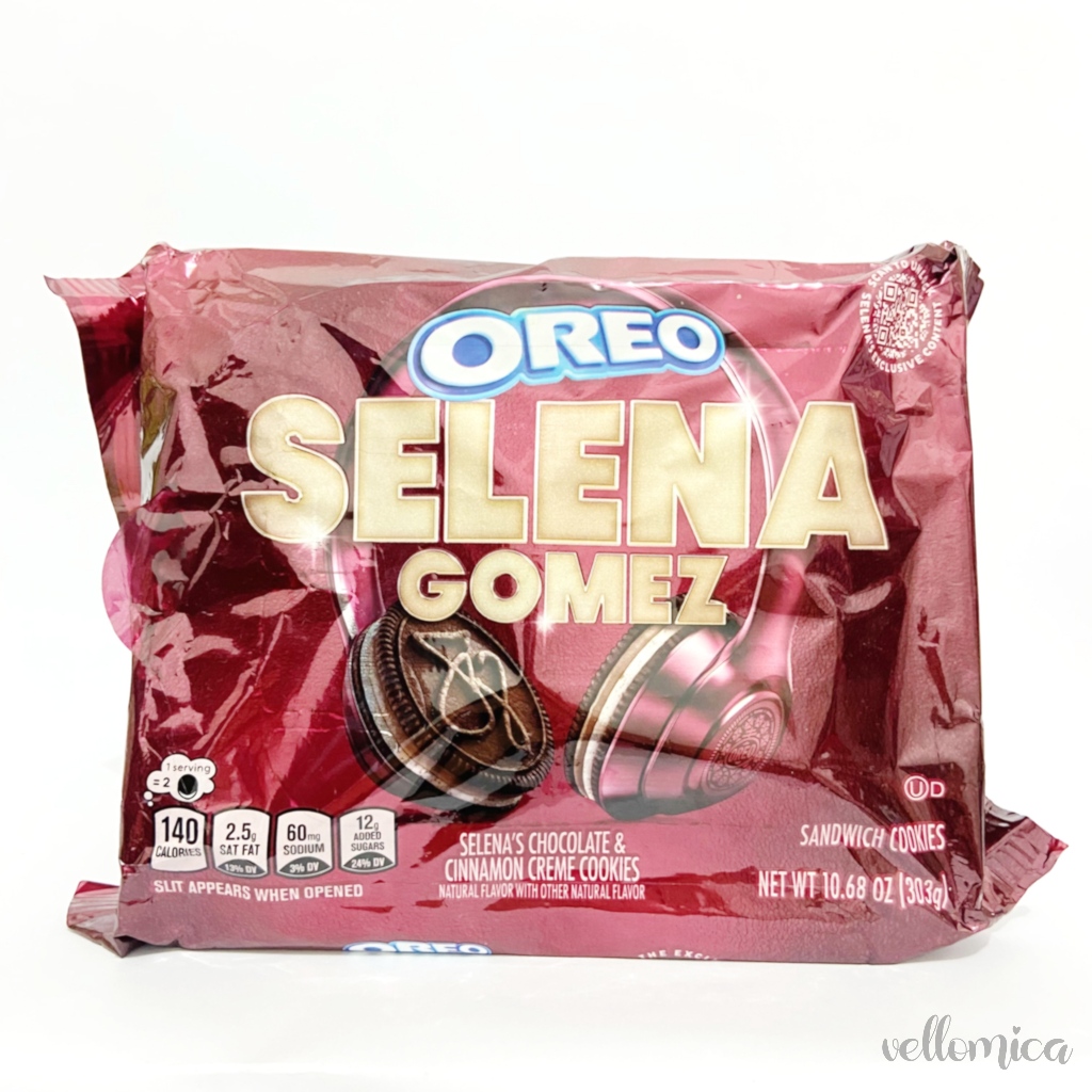 

OREO SELENA GOMEZ selena's chocolate & cinnamon creme cookies 303gr