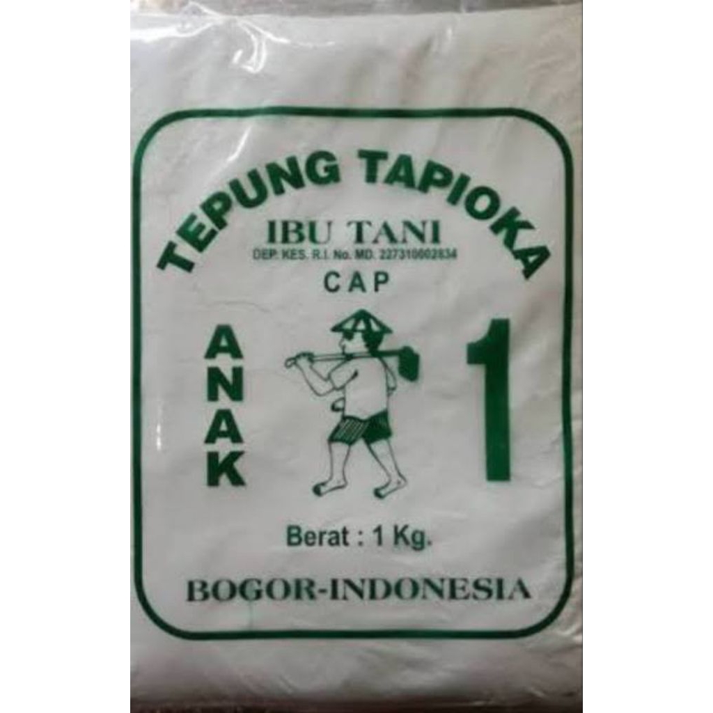

Sagu Tani/Tepung tapioka cap 1 anak berat 1kg
