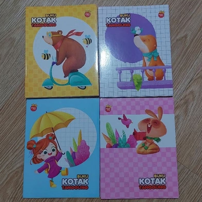 

Buku Tulis Kotak Tanggung Merk Paper Star 38 Lembar 60 Gsm