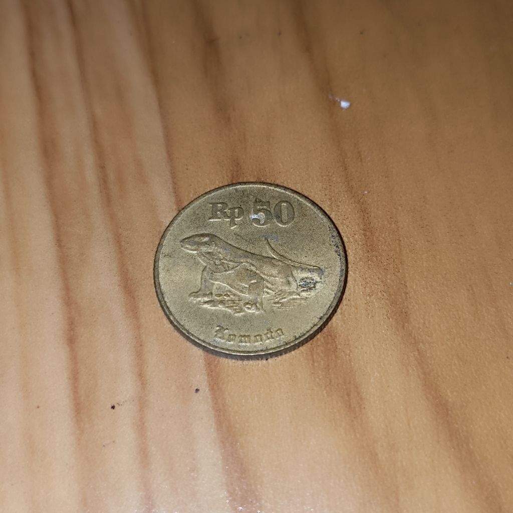 Koin 50 Rupiah Komodo 1996