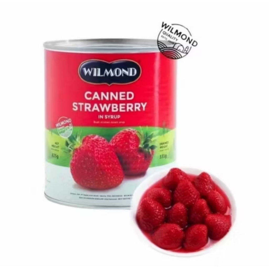 

Wilmond Can Strawberry in Syrup 825 gr - Buah Stoberi dalam Sirup