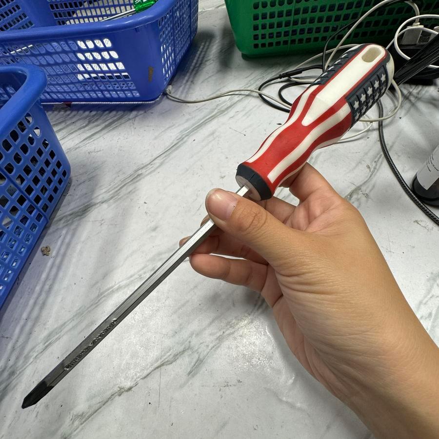 Obeng Plus 6 inch Diameter 6mm Panjang Besi 15cm