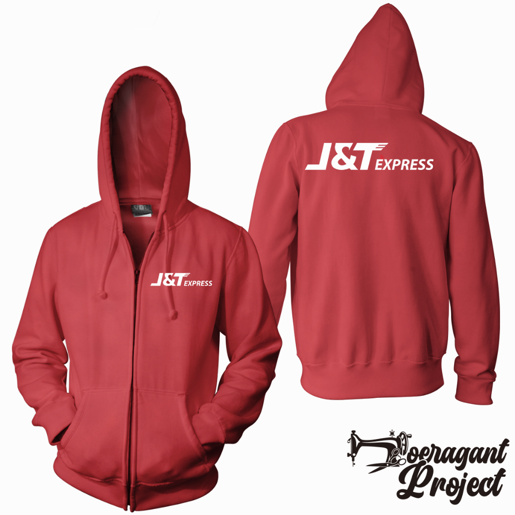 Sweater Jacket Zipper JNT-Express Cotton Fleece Pria Wanita JP