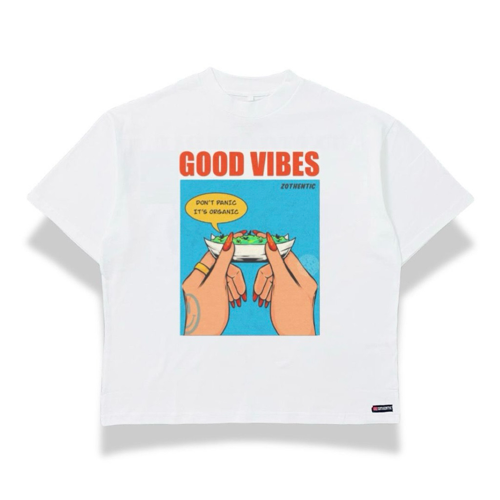 Kaos Boxy Fit 20s Gsm 200 Unisex - Atasan Kaos Boxy Oversize Original Zothentic - Dont Worry