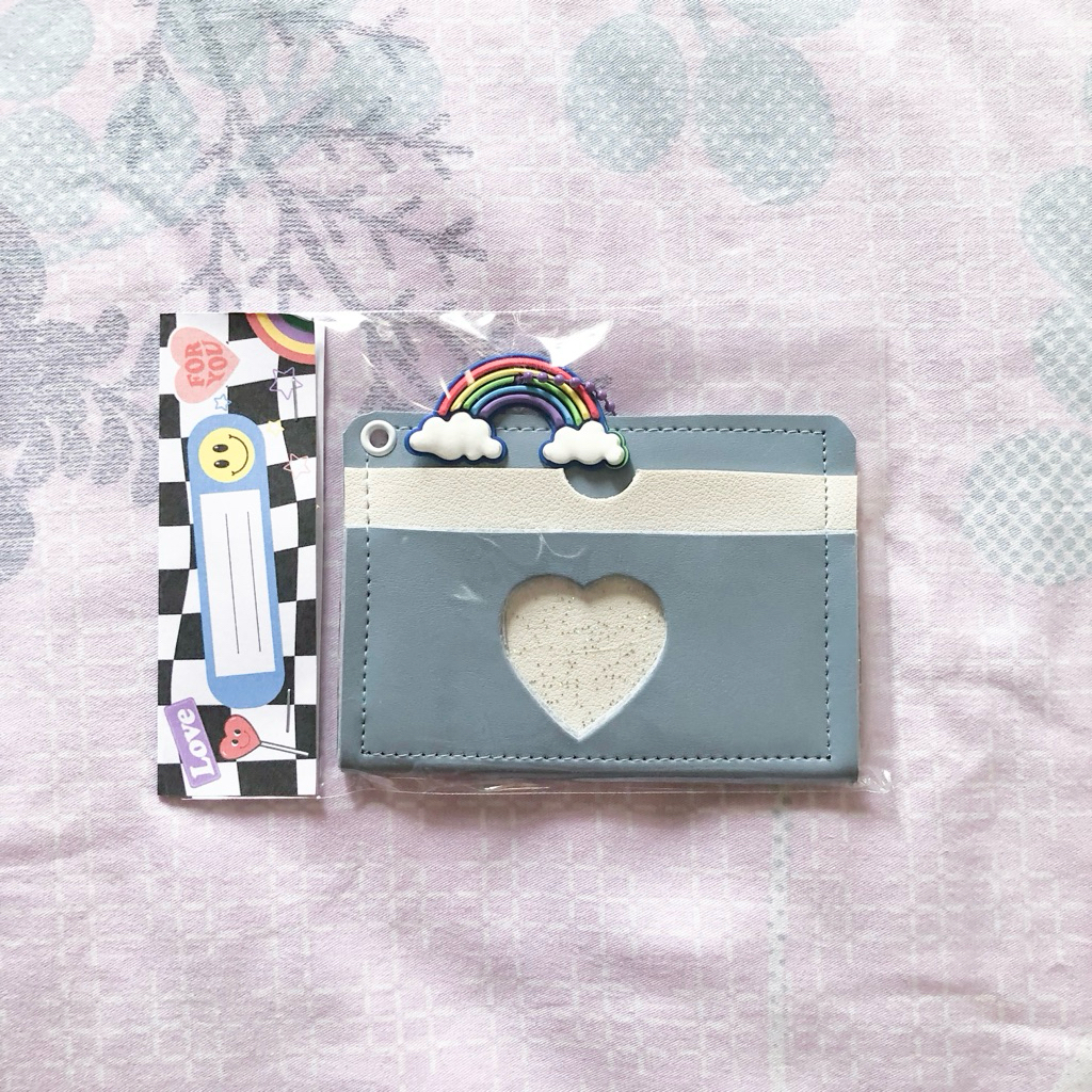 Dompet Kartu / Card Wallet / Card Holder Mahasarn Biru Putih / Blue White