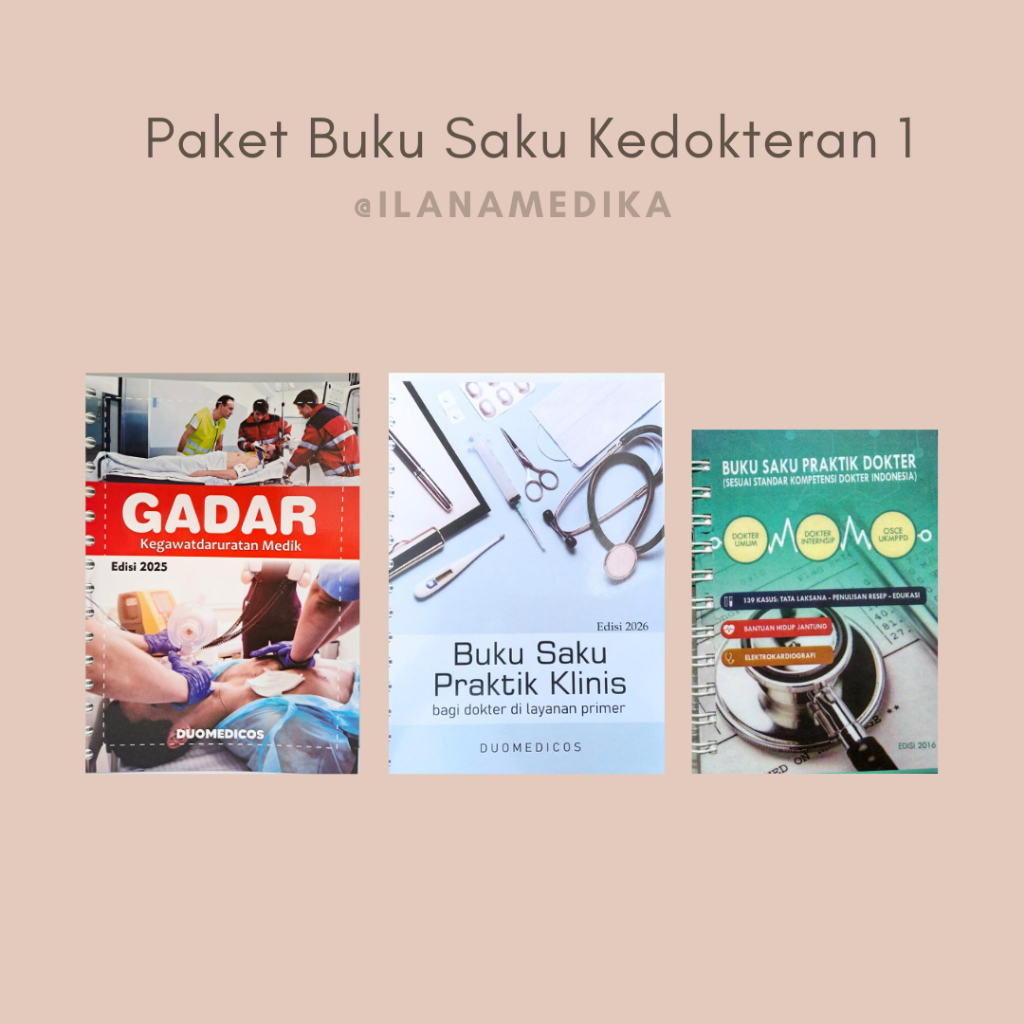 Paket Buku Saku Praktis Klinis / Buku Saku Kedokteran / Buku Saku Dokter Internship