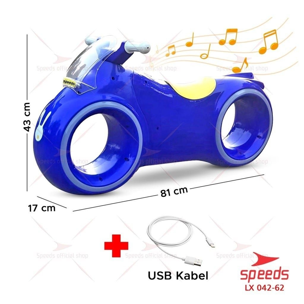SPEEDS Mainan Anak Sepeda Anak Motor Motoran Anak Kuda Kudaan Sepeda Keseimbangan Mini Berstandar 04