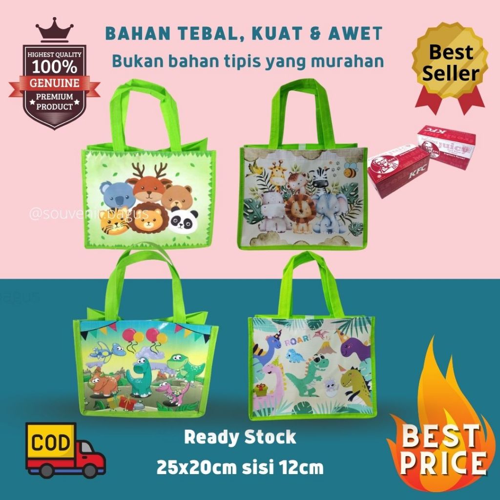

Tas Ultah Anak Dinosaurus Souvenir ulang tahun Dinosaur