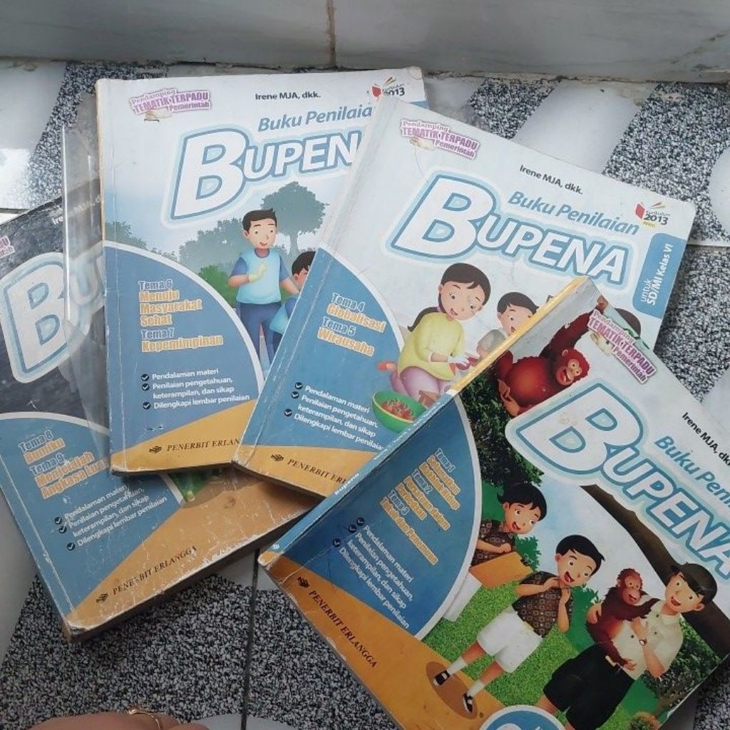 Buku BUPENA erlangga kelas 6 preloved bekas pakai
