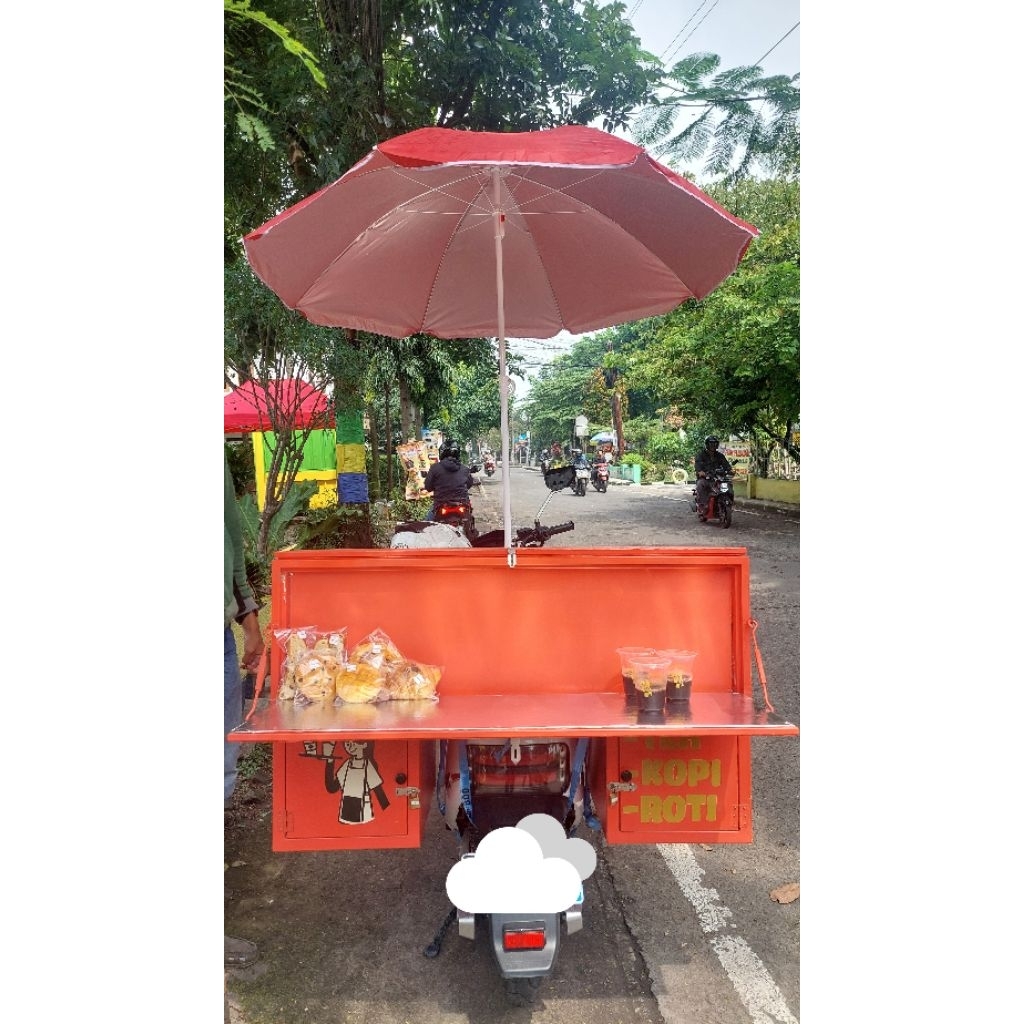 Gerobak Motor full plat besi & tahan dingin [bekas]
