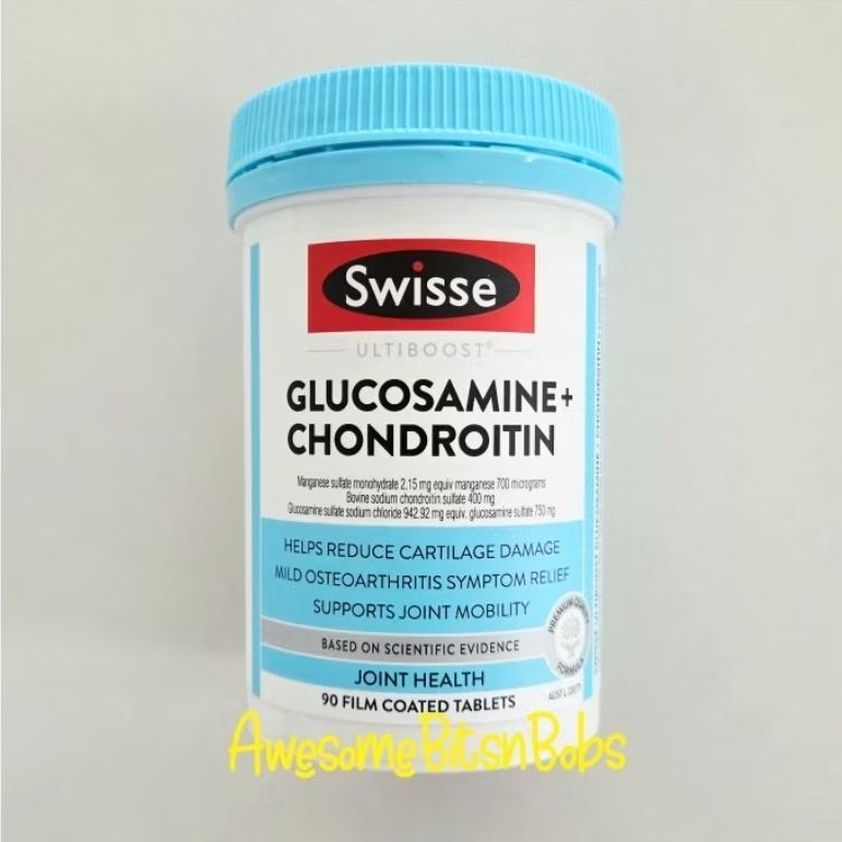 Swisse Ultiboost Glucosamine + Chondroitin 90 Tablets